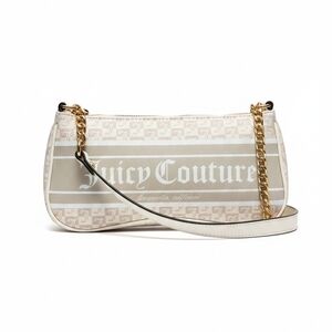 Juicy Couture Tan and Gold Shoulder Bag
